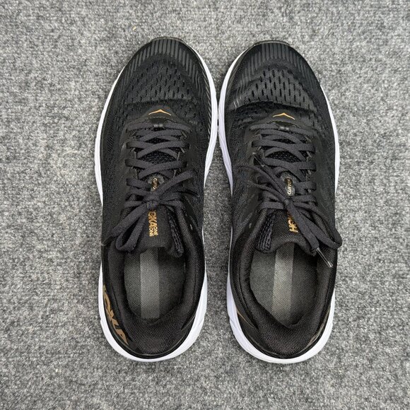 Hoka Clifton 7 Running Shoes Women's Size 10 Black Athletic Training Sneakers - Picture 9 of 12